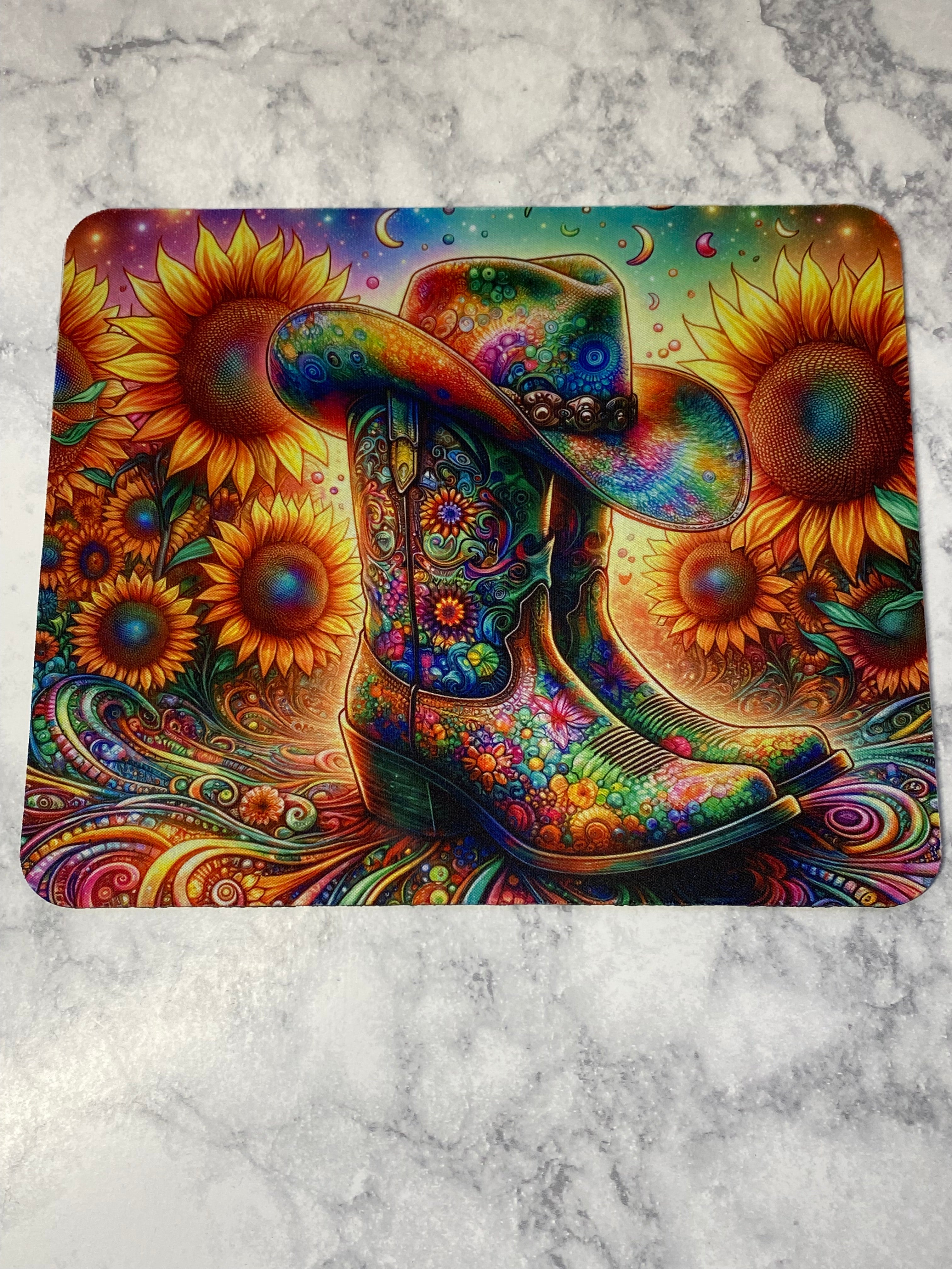 Sunflower and Cowboy boot