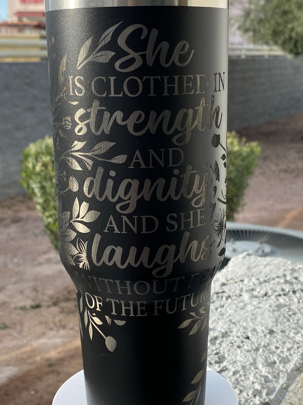 She Is 40 oz Tumbler