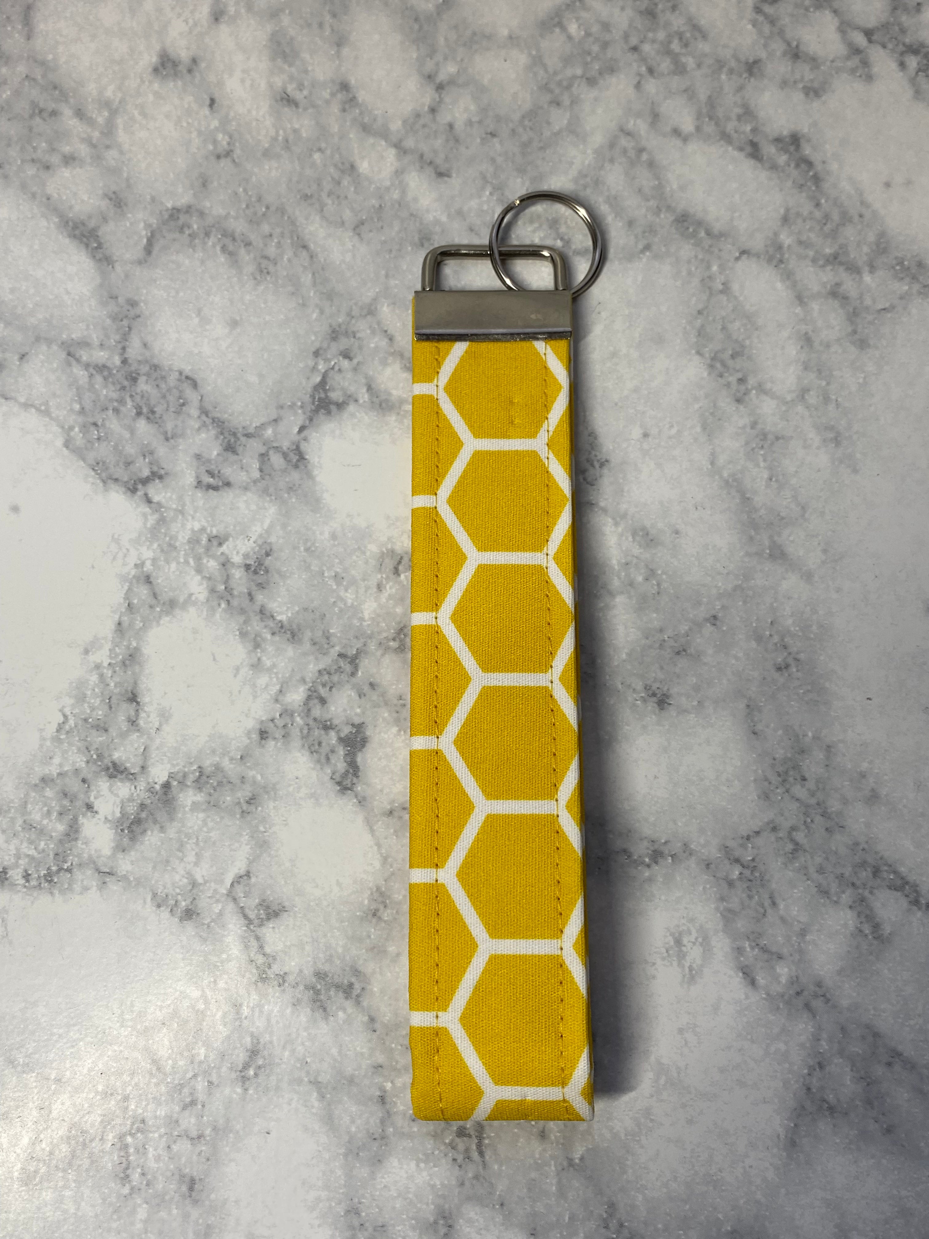 Yellow Hive Keychain